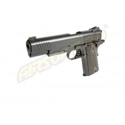 COLT M1911 RAIL GUN - GBB - CO2 - BLACK MAT