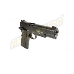 COLT M1911 RAIL GUN - GBB - CO2 - BLACK MAT