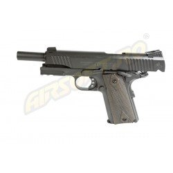 COLT M1911 RAIL GUN - GBB - CO2 - BLACK MAT