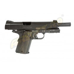 COLT M1911 RAIL GUN - GBB - CO2 - BLACK MAT