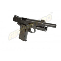 COLT M1911 RAIL GUN - GBB - CO2 - BLACK MAT