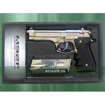 Tokyo Marui M92F Chrome Stainless Scarrellante