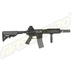 GT ADVANCED BB - TR4 CQB-S - FULL METAL - BLOW-BACK - BLACK