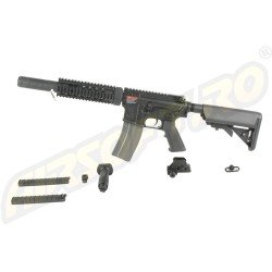 GT ADVANCED BB - TR4 CQB-S - FULL METAL - BLOW-BACK - BLACK