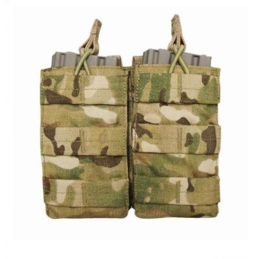 PORTA-CARICATORE DOPPIO PER M4 - MULTICAM
