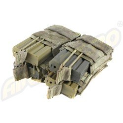 DOUBLE STACKER M4 MAG POUCH - A-TACS AU