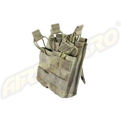 DOUBLE STACKER M4 MAG POUCH - A-TACS AU