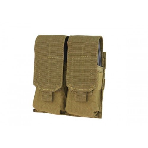 DOUBLE M4 MAG POUCH M4/M16 - TAN