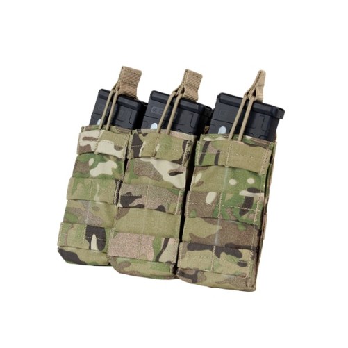 Condor Triple M4/M16 Open Top Mag Pouch - Multicam