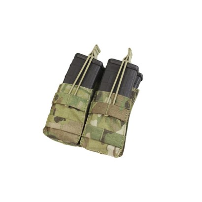DOUBLE STACKER OPEN-TOP M4 MAG POUCH - MULTICAM