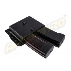 PORT INCARCATOR DUBLU BR - KYDEX - PENTRU CZ SCORPION - BLACK