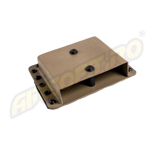 PORT INCARCATOR DUBLU BR - KYDEX - PENTRU CZ SCORPION - TAN