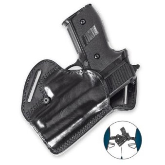 LEATHER BELT HOLSTER FOR G19