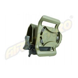 TEACA PENTRU S W MP9 MODEL EVO5 ARES - PARTEA STANGA (OLIV)