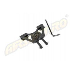 MOLLE ATTACHEMENT FOR POLYMER HOLSTER - BLACK