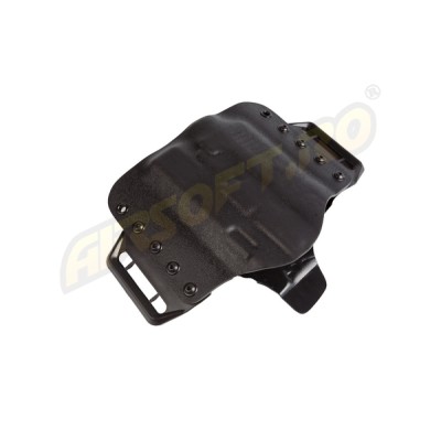 KYDEX HOLSTER WITH PASSIVE RETENTION FOR GLOCK 17/G22 WITH TACTICAL FLASHLIGHT