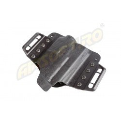 KYDEX HOLSTER WITH PASSIVE RETENTION FOR GLOCK 17/G22 WITH TACTICAL FLASHLIGHT