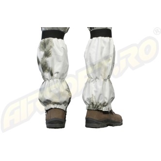 GHETTE CON SICURA DI ACCIAIO - SNOW CAMO