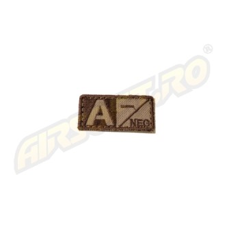 BLOODTYPE PATCH A-NEGATIV - TAN