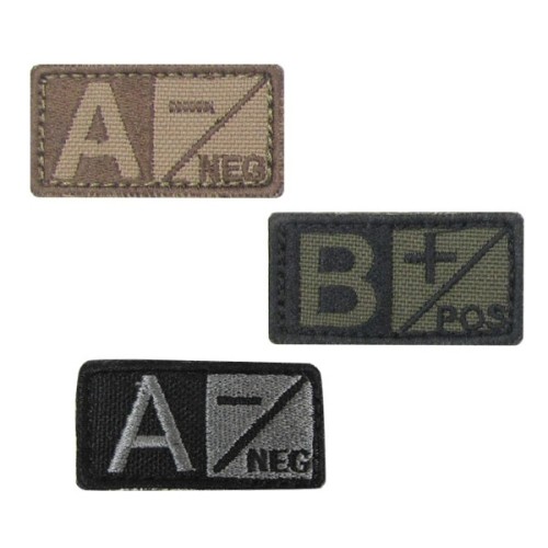 BLOODTYPE PATCH O-POSITIVE - TAN