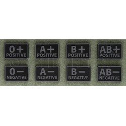 Blood Patch PVC - A POZITIV - BLACK