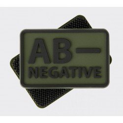 PATCH GRUPA SANGUINA - B NEGATIV - OLIVE GREEN