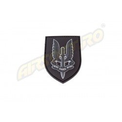 PATCH CAUCIUC - SAS - BLACK