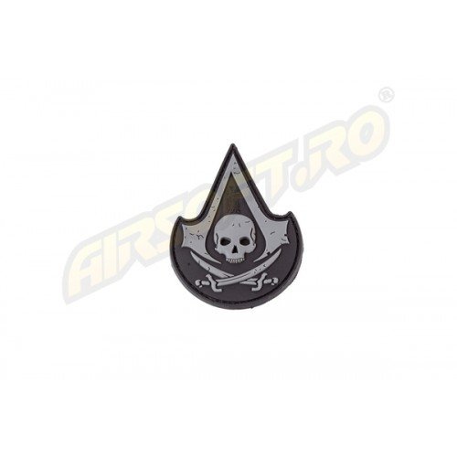 PATCH CAUCIUC - ASSASSIN SKULL - SWAT