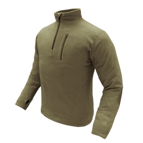 PULOVER FLEECE - TAN