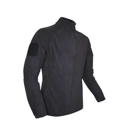 PULOVER FLEECE MID - LAYER - BLACK