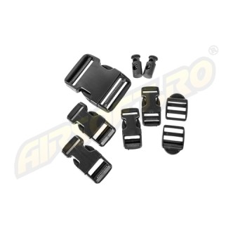 SET DE 9 CATARAME SI INCHIZATORI - NEGRU