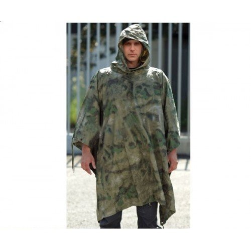 PONCHO MODEL RIPSTOP (FOREST GREEN)