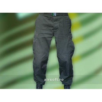 PANTALONI MODEL RIPSTOP (NEGRU)