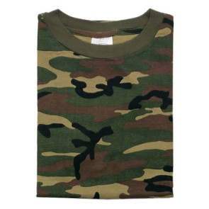 Camicia maniche corte camuffamento WOODLAND