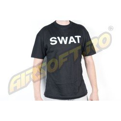 SWAT camicia nera con stampa