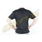 TRICOU NEGRU CU IMPRIMEU SWAT