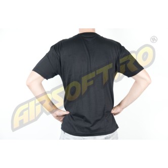 TRICOU NEGRU CU IMPRIMEU SWAT