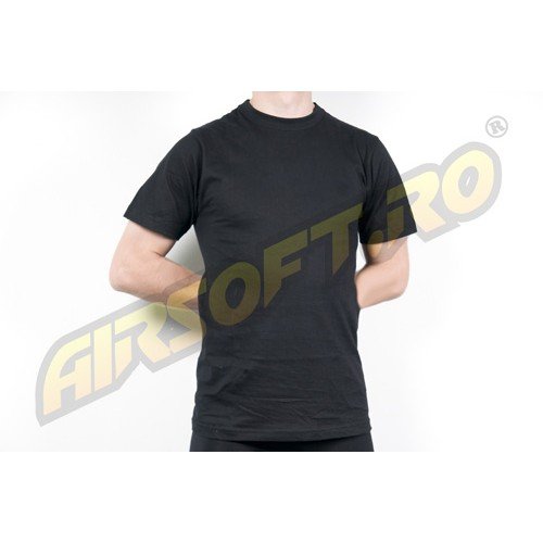 TRICOU CU MANECA SCURTA  NEGRU