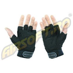 FINGERLESS TACTICAL GLOVES (BLACK)