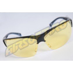 YELLOW LENS PROTECTIVE GLASSES WITH ADJUSTABLE TEMPLATES