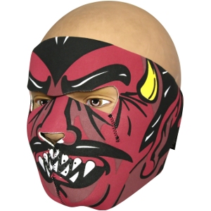 MASCA DE PROTECTIE DIN NEOPREN - FULL FACE - DEVIL