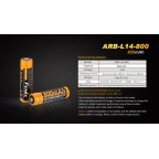 ACUMULATOR ARB-L 14-800 - 3.6V - 800MAH