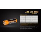 ACUMULATOR ARB-L 18650 - 18-2600MAH