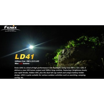 FLASHLIGHT LD41  XM-L U2 MODEL