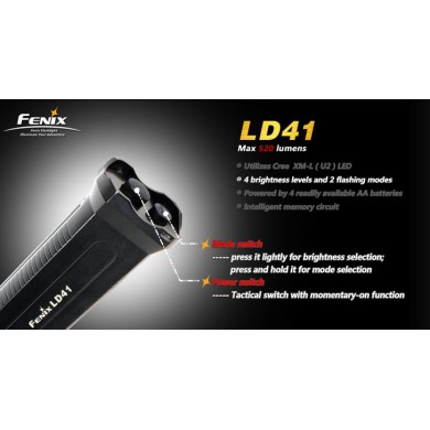 FLASHLIGHT LD41  XM-L U2 MODEL