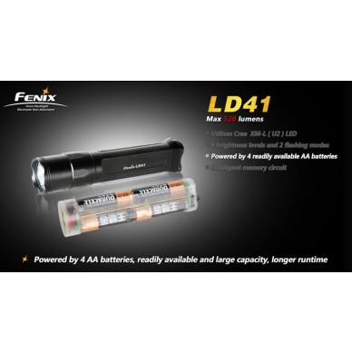 FLASHLIGHT LD41  XM-L U2 MODEL