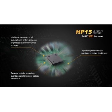 LAMPADA FRONTALE MODELLO HP15 XM-L2 (U2) - ULTIMATE EDITION