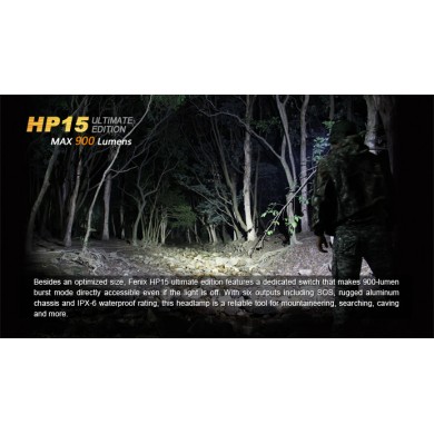 LAMPADA FRONTALE MODELLO HP15 XM-L2 (U2) - ULTIMATE EDITION
