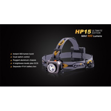 LAMPADA FRONTALE MODELLO HP15 XM-L2 (U2) - ULTIMATE EDITION