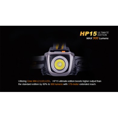 LAMPADA FRONTALE MODELLO HP15 XM-L2 (U2) - ULTIMATE EDITION